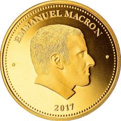 Président de la République - Emmanuel Macron or