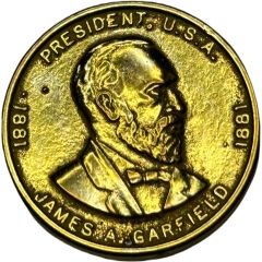 Token - President Coin 20 - James A. Garfield