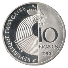 10 francs Robert Schuman Brillant universel argent