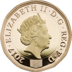 1 Pound - Elizabeth II Nations of the Crown, Gold Proof