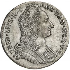 8 Skilling Dansk - Frederik IV Bust type