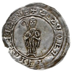 Denier Bracteate protekcyjny - Boleslaus III Wrymouth Kraków or Gniezno mint