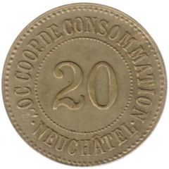 20 centimes - Société coopérative de consommation Neuchâtel