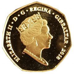 50 Pence - Elizabeth II Barbary Ape
