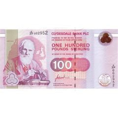 100 Pounds Clydesdale Bank