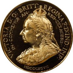 Medal - Victoria Diamond Jubilee; `Army & Navy`, gold