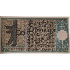 50 Pfennig Districts Series - Issue 7: Charlottenburg