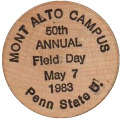 Wooden Nickel - Mont Alto Campus