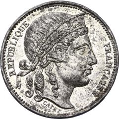 20 Francs pattern of Catel