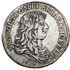 ⅔ Thaler - Frederick William date below bust