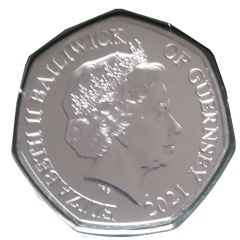 50 Pence - Elizabeth II Christmas Pudding