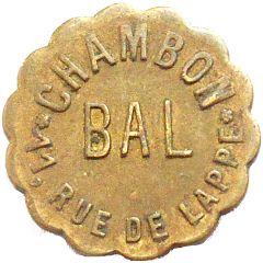 Token - Bal Chambon Paris