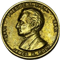 Token - President Coin 11 - James K. Polk