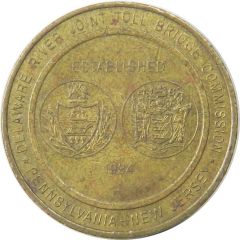 1 Passage Bridge Token - Delaware River Joint Toll Bridge Commission