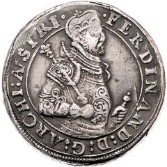 3 Thalers - Ferdinand II of Tyrol Hall