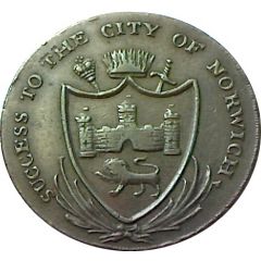 1/2 Penny Norfolk - Norwich