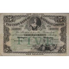 5 Pounds - Victoria Union Bank of Australia Limited