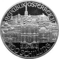 100 Schilling Mozart - Burgtheater