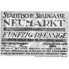 50 Pfennig Sparkasse