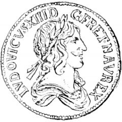 1/2 Ecu - Louis XIII Count of Catalonia