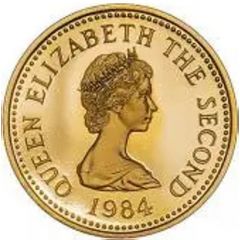 1 Pound - Elizabeth II St. Saviour, Gold Proof