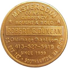 Medal - Robert G. Duncan Southampton, Massachusetts