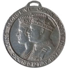 Medal - King George VI and Queen Elizabeth Coronation
