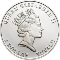 1 Dollar - Elizabeth II Sea Horse
