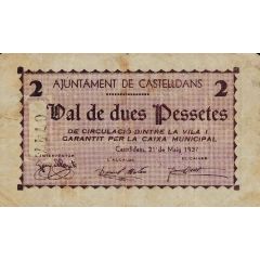 2 Pesetas Castelldans