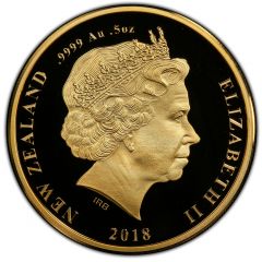 10 Dollars - Elizabeth II 4th Portrait - Māui and the Fish