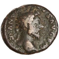 As - Marcus Aurelius TR P XVIII IMP II COS S C, Victory