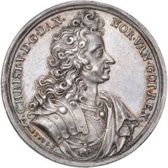 Medal - Christian V Death medal, type 2