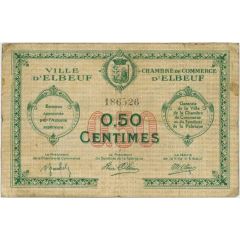 50 Centimes - Chambre de Commerce d`Elbeuf 76