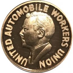 Medal - 50th Anniversary of the 1937 UAW Flint, Michigan, Sit-Down Strike