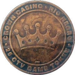 25 Centavos Game Token - Crown Casino Río Negro