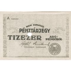 10 000 Adópengő Tax note, 4th edition