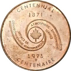 Medal - Atmospheric Environment Service Toronto, Ontario