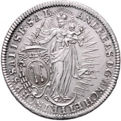 1 Thaler Madonna - Andreas Jakob von Dietrichstein