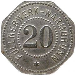 20 Pfennig - Warmbrunn Füllnerwerk