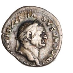 Quinarius - Vespasian VICTORIA AVGVST, Victory