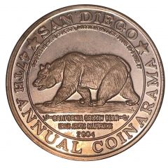 Medal - Inter-Club Numismatic Council 47th Coinarama, California Grizzly Bear