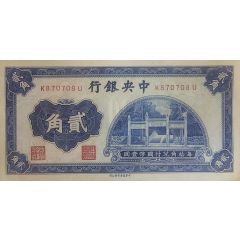 2 Jiao / 20 Cents Central Bank of China