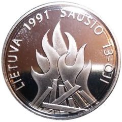 Token - Lithuania 1991 january 13