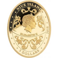 5 Dollars - Elizabeth II Easter coin