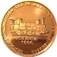 150 years of German Railroads Genua 1890