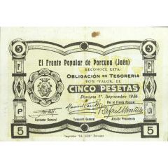 5 Pesetas Porcuna
