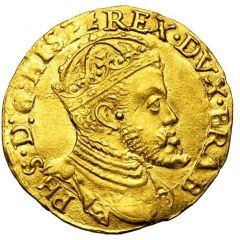 1 Gold Real - Philip II without ANG in titles