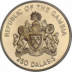 250 Dalasis Pope John Paul II Visit Gambia