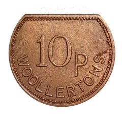10p Trade Token Henry Woolertons Manchester