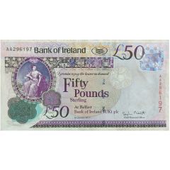 50 Pounds Bank of Ireland